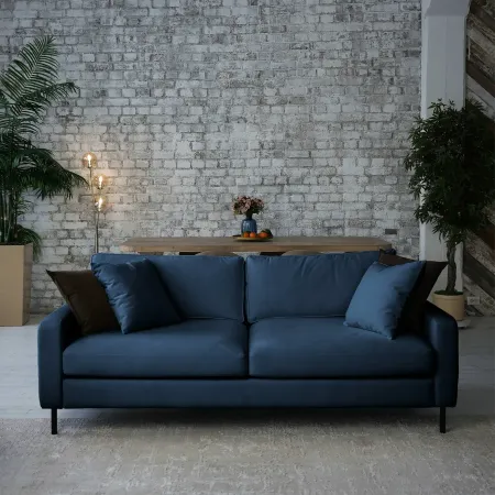 Хорошее настроение Диван прямой, сапфировый