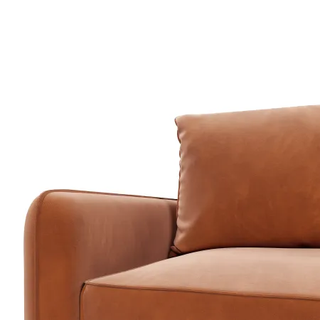 ПОРТЛЕНД Диван прямой терракотовый