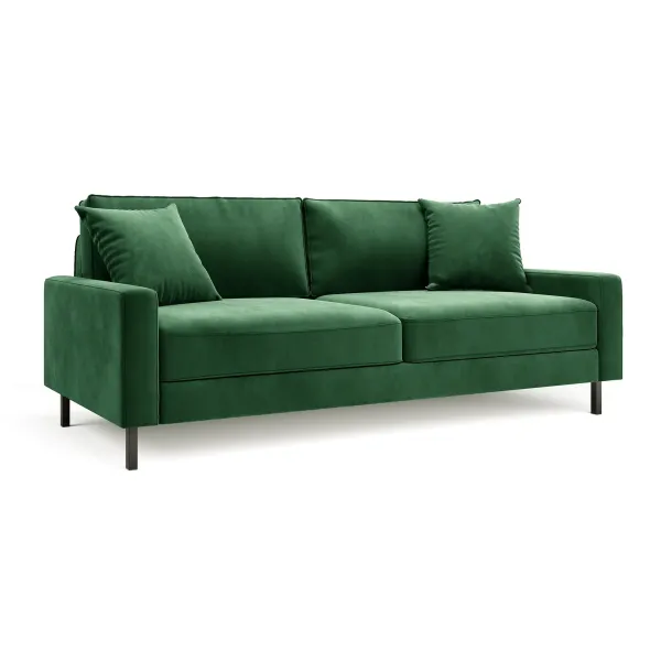 Хорошее настроение Диван прямой, лиственно-зеленый