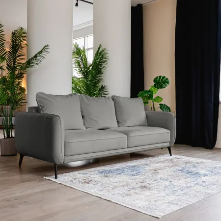 СЧАСТЛИВЫЙ ДЕНЬ Диван прямой, серый