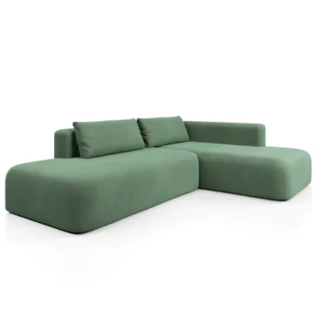 НОВЫЕ ЭМОЦИИ Диван угловой, темно-зеленый