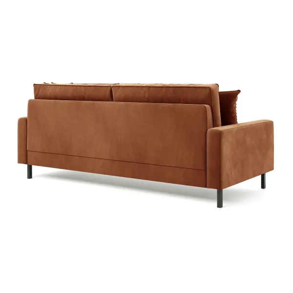 Хорошее настроение Диван прямой, медно-коричневый