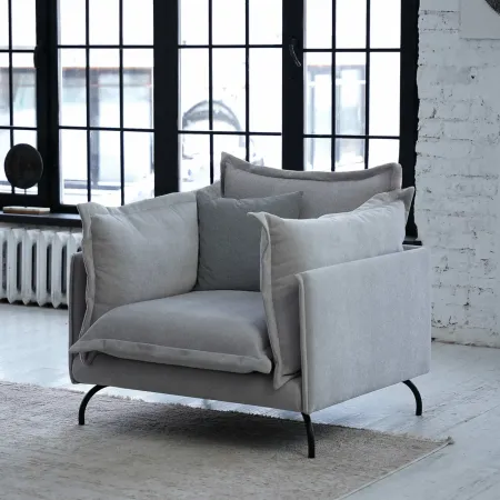 Облако комфорта Кресло, галечный серый