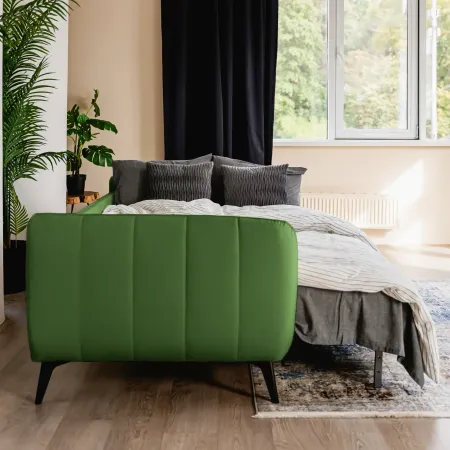 СЧАСТЛИВЫЙ ДЕНЬ Диван прямой, темно-оливковый