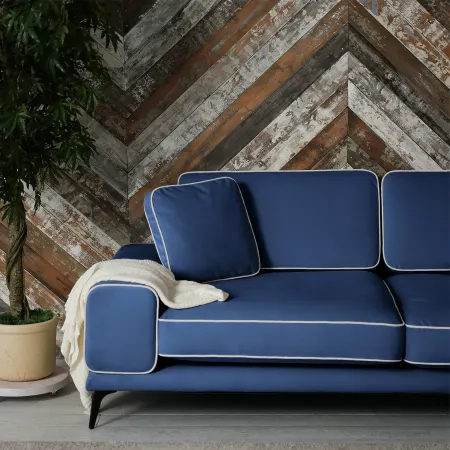 Солнечное побережье Диван угловой, сапфировый