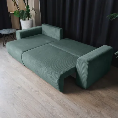 ДОЛГОЖДАННЫЙ ОТПУСК Диван угловой, изумрудный
