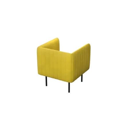 РИО Кресло тканевое горчичное