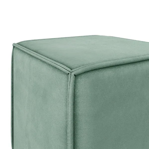 Маленькая радость Пуф квадратный мятный