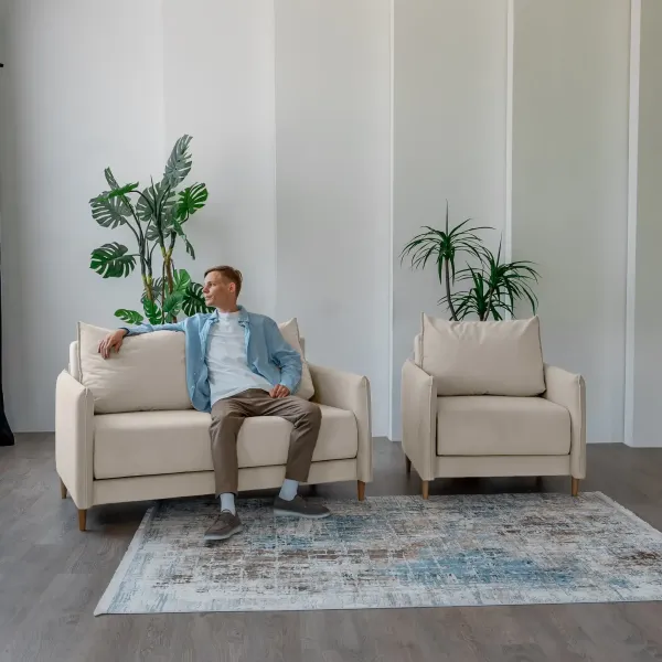 ЛУЧШИЙ ДРУГ 150 Диван прямой бежевый