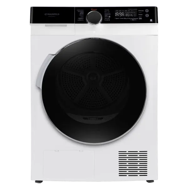 Сушильная машина с инвертором и тепловым насосом MAUNFELD MFDM1410WH07 Белый